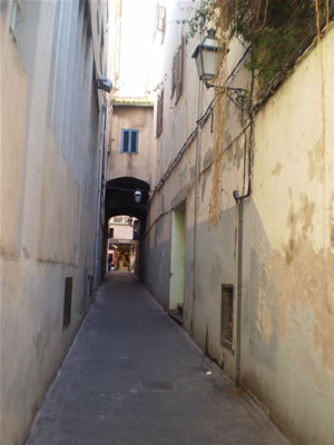 carrer del barri de sant Miquel